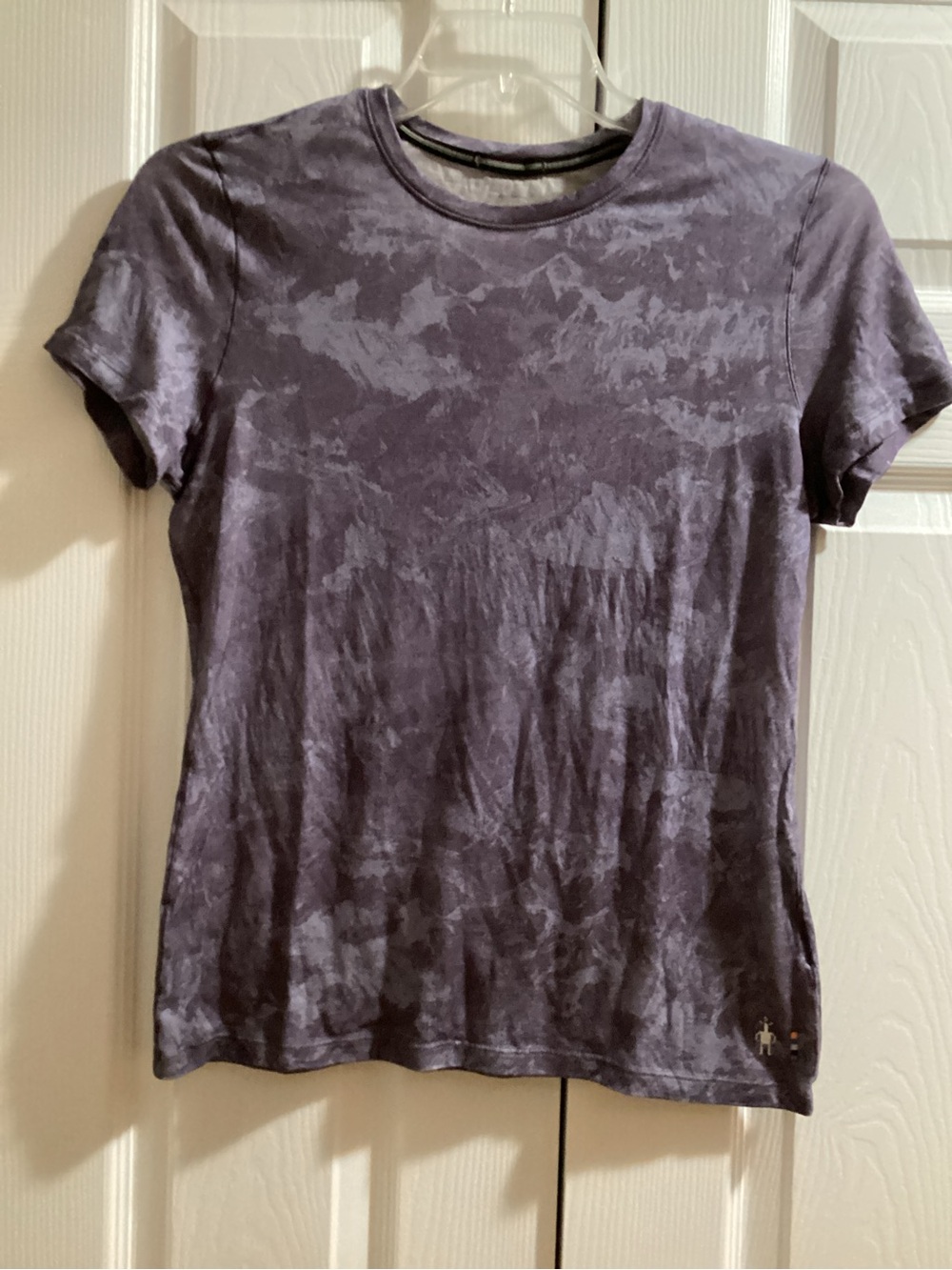 Smartwool Women's Purple Marbled Short Sleeve Tee